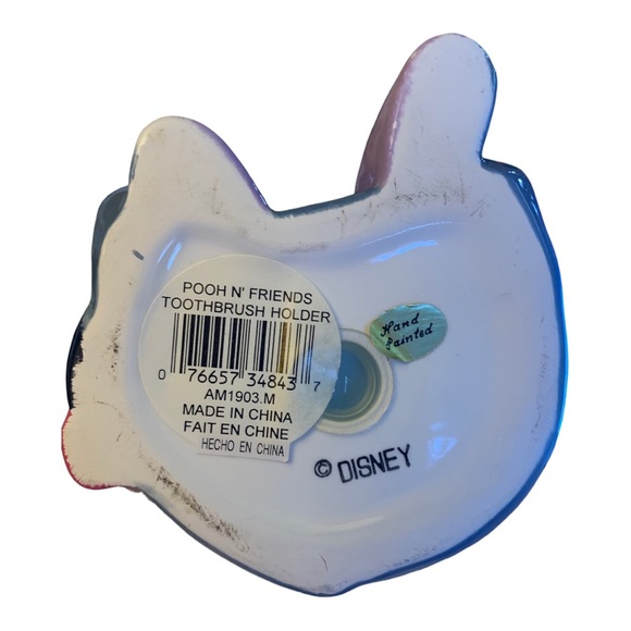 Vintage NWT Disney Eeyore Ceramic Toothbrush Holder - Hand Painted - Picture 5 of 5